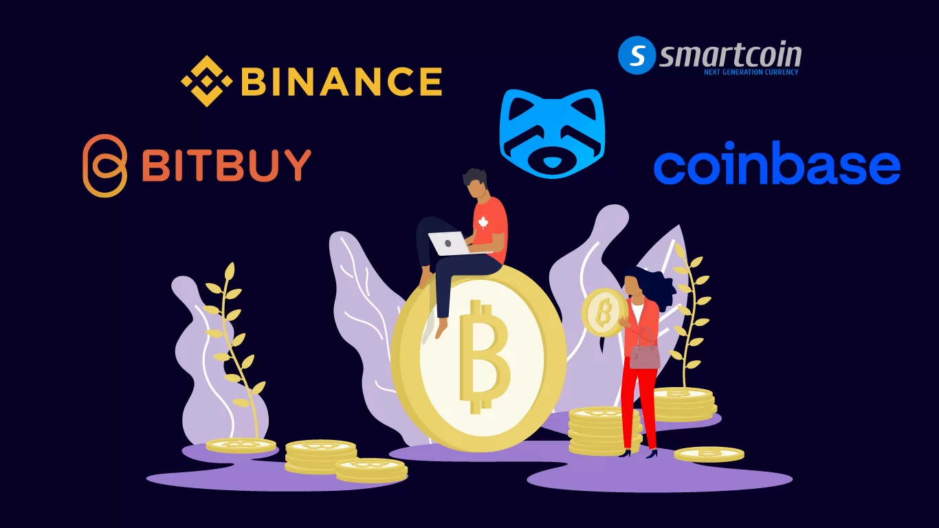 Buying crypto in Canada by using exchanges