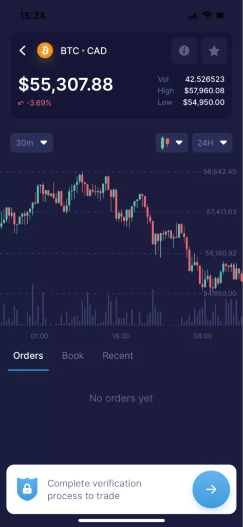 NDAX app usability