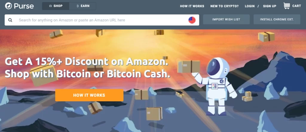Purse.io website screenshot