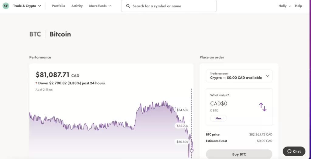 Reviewing Wealthsimple desktop app
