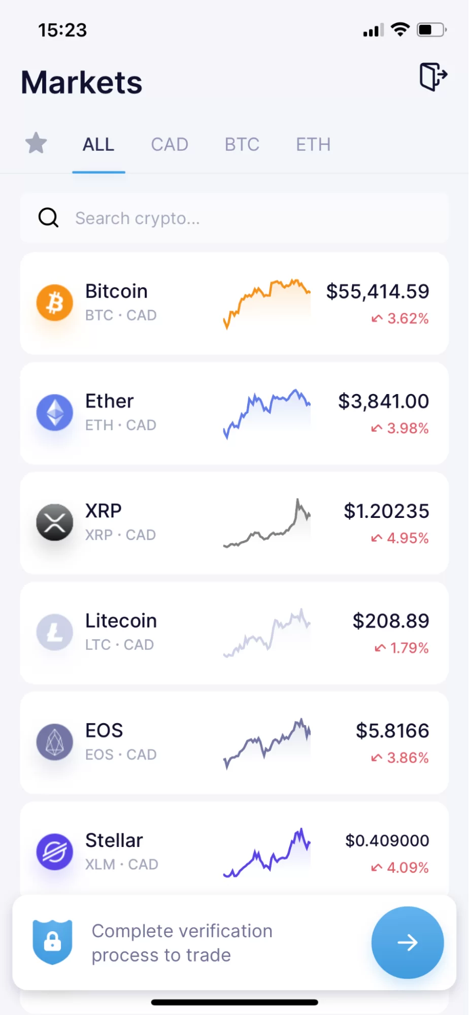 Ndax app screenshot