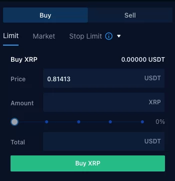 Buying XRP (Ripple) on Crypto.com crypto exchange