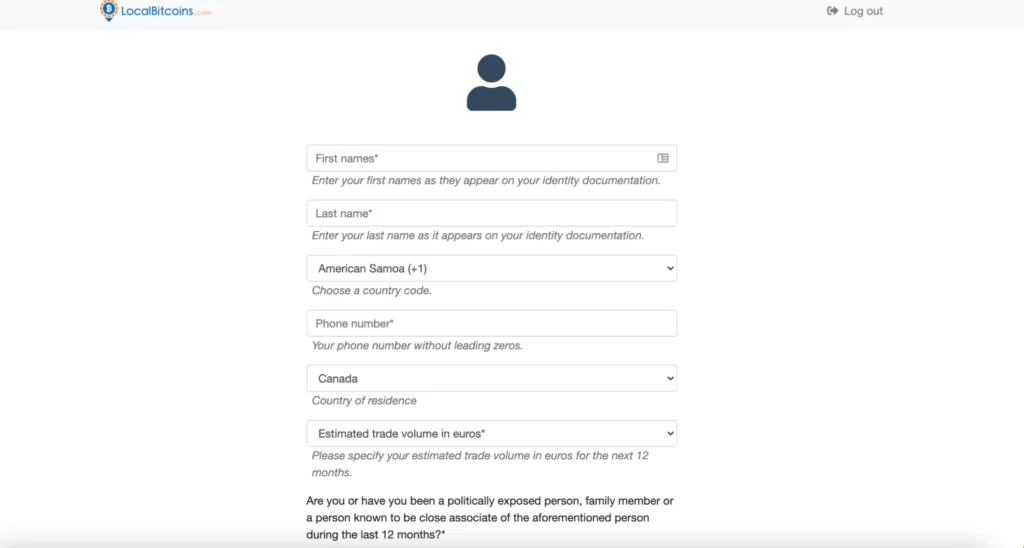 Reviewing verification process with LocalBitcoins