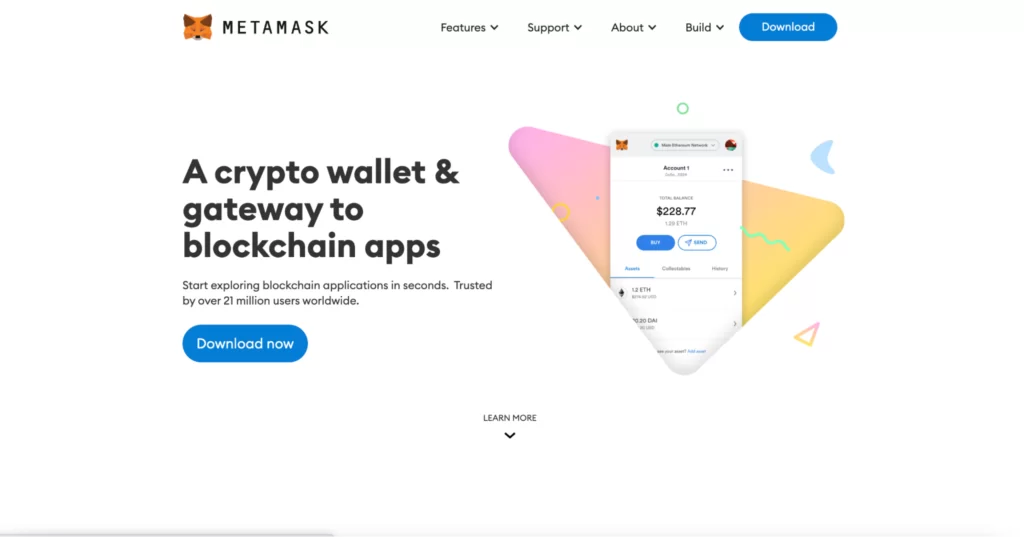 Installing metamask wallet extension