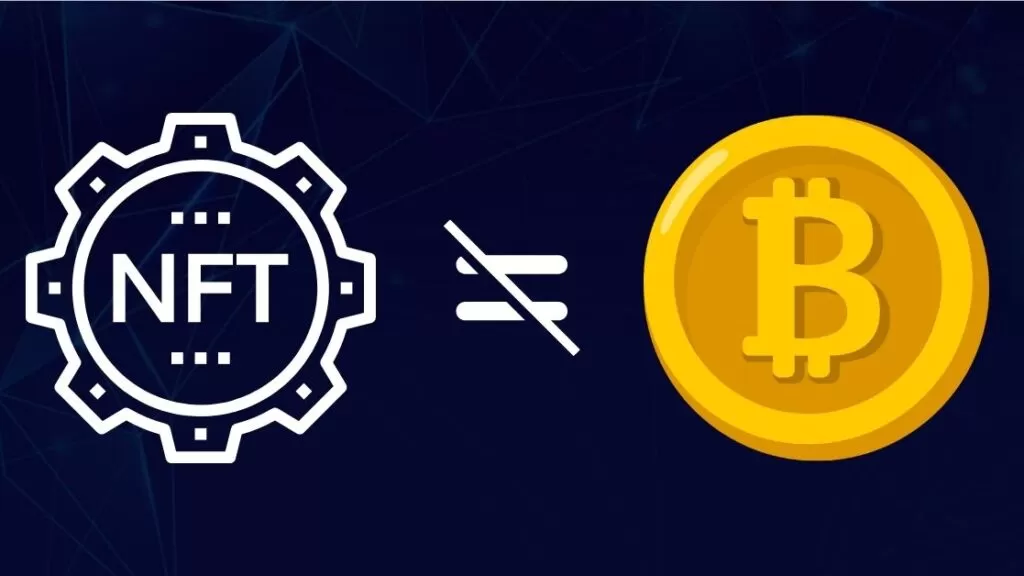 NFT and cryptocurrency are not the same