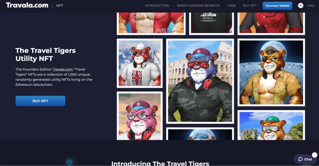 Travala NFT platform