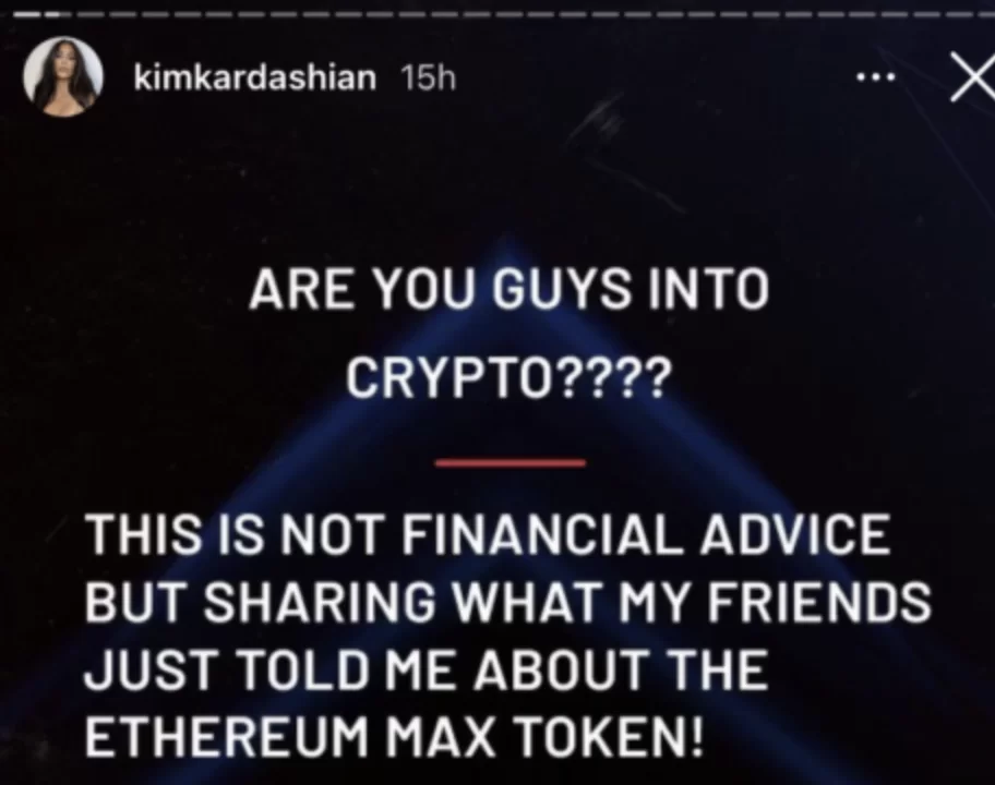 Kim Kardashian crypto scam