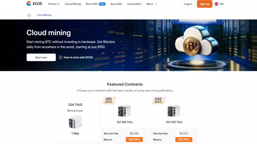 ECOS Cloud Mining Company