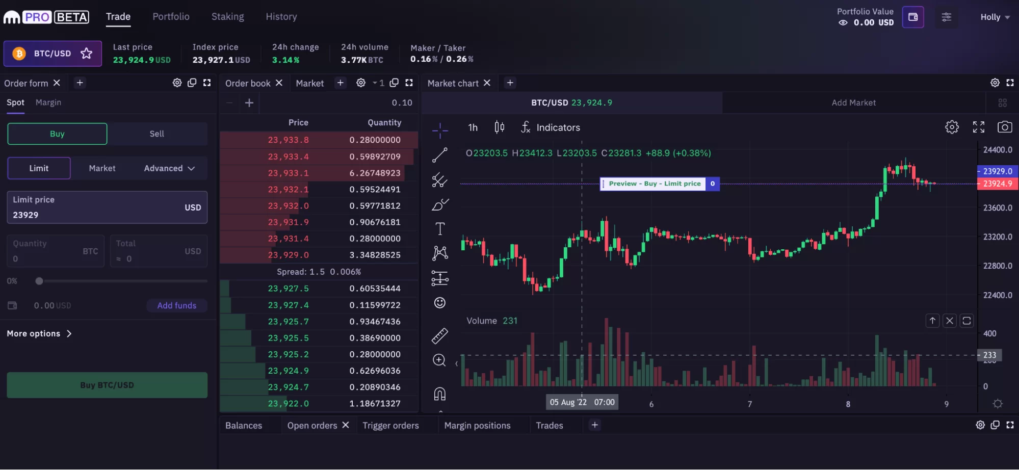 Kraken Pro screenshot