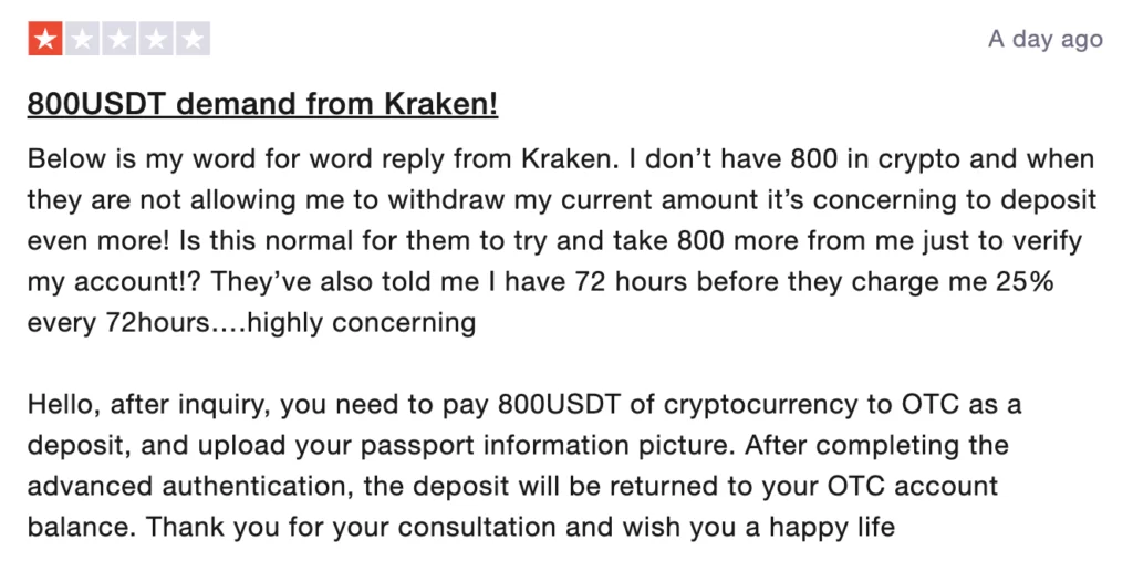 Review about Kraken scam
