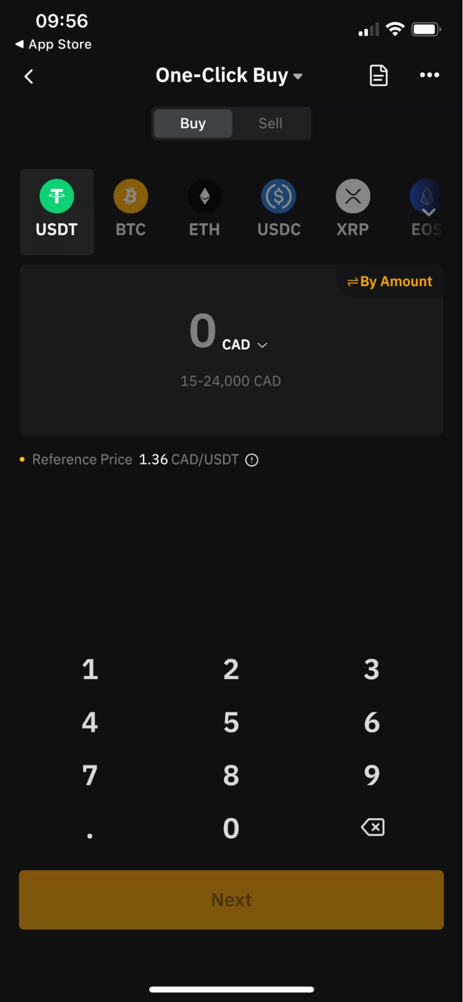 One-click buy on ByBit