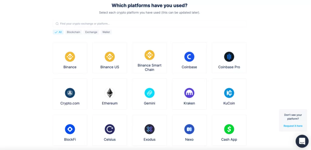 Canadian crypto exchanges available for filing crypto taxes on Coinledger