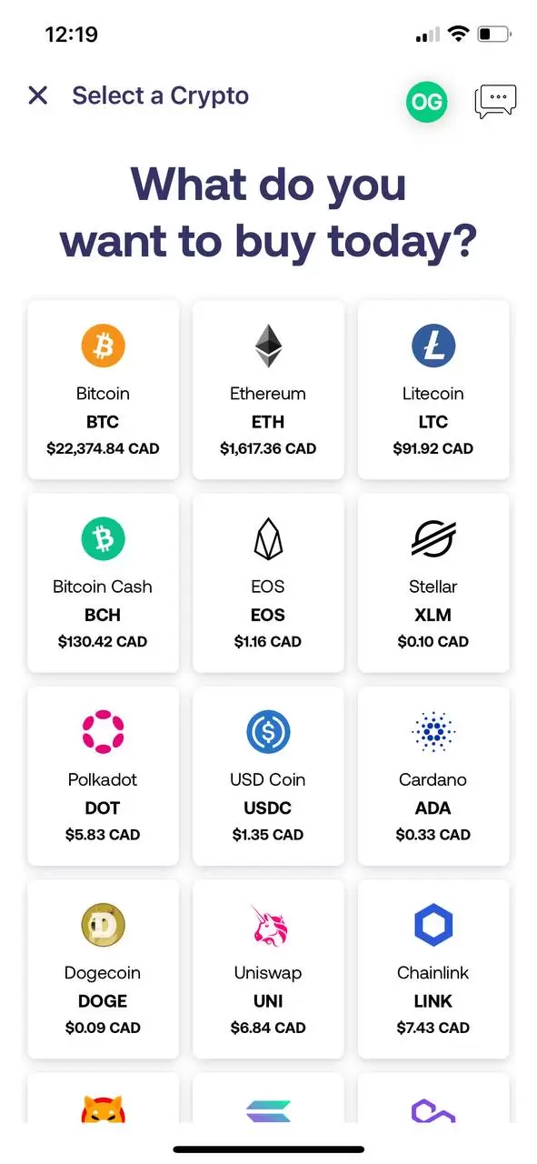 Coinsmart mobile app interface while trading