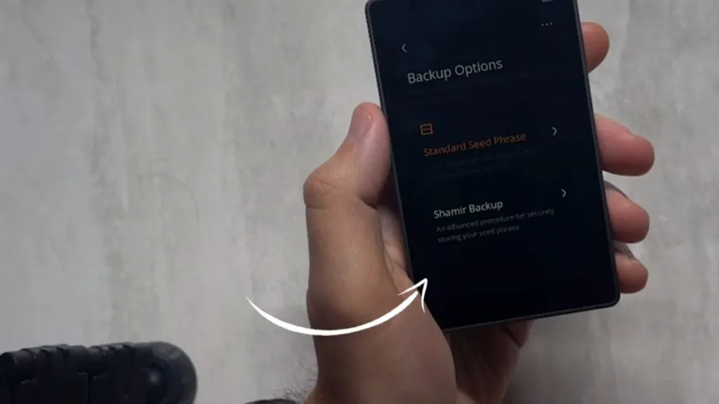 Shamir Secret Sharing Option