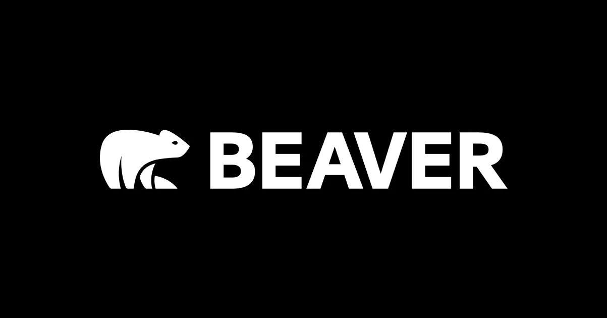 Beaver Bitcoin logo with a white beaver icon and the word "BEAVER" on a black background.