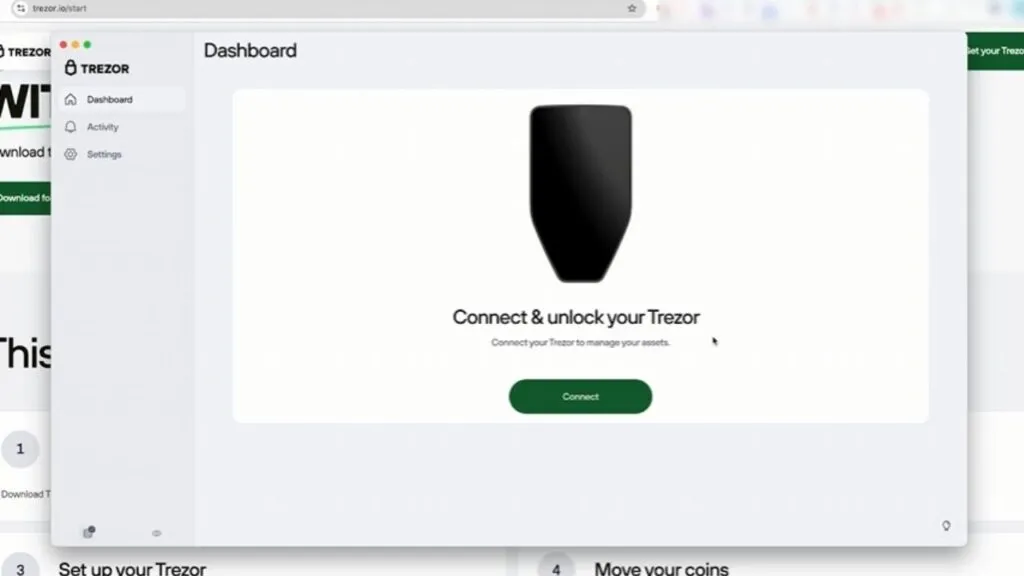 Connect Your Trezor Safe 5